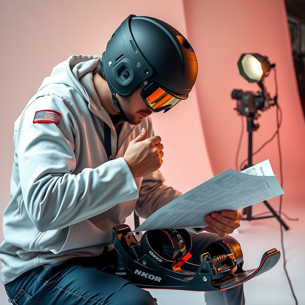 スペシャリストがバインディングの最終調整を行い、詳細なセットアップドキュメントを提供している様子